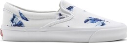 Кеды Vans Kith x Vault OG Classic Slip-On LX Feathers, белый vn0a45jk6bw | white