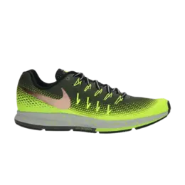 Кроссовки Nike Air Zoom Pegasus 33 Shield 'Khaki Volt', зеленый 849564 300 | green