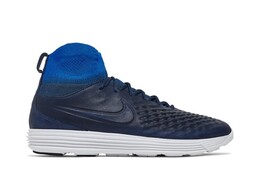 Кроссовки Nike Lunar Magista 2 Flyknit, синий 852614 400 | blue