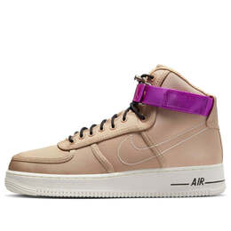 Кроссовки air force 1 high '07 lv8 'moving company - hemp' Nike, мультиколор dv0790-200 | hemp/fuchsia dream/black/citron pulse/sail