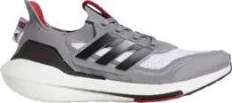 Кроссовки Adidas UltraBoost 21 'NCAA Pack - North Carolina State', серый gy0428 | grey