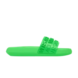 Кроссовки Versace Slide, цвет Allover Logo - Bright Green 1008730 1a07015 1ge90 | allover logo - bright green