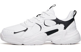 Кроссовки Life Collection Chunky для мужчин с низким верхом белого/черного цвета Anta 111938822r-16