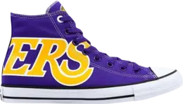 Кроссовки Converse Chuck Taylor All Star SE High GS Los Angeles Lakers, фиолетовый 659415c | purple