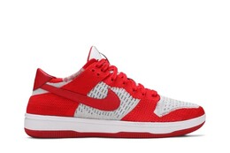 Кроссовки Nike Dunk Low Flyknit 'University Red', красный 917746 600 | red