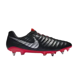 Кроссовки Nike Tiempo Legend 7 Elite SG Pro 'Black Metallic Silver', черный ah7426 007 | black