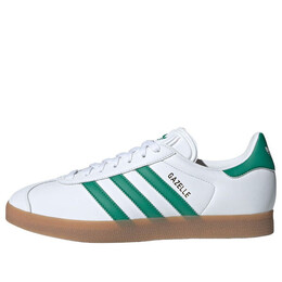 Кроссовки газель Adidas, белый ih2216 | cloud white/bold green/gold metallic