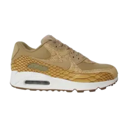 Кроссовки Nike Air Max 90 Premium Leather 'Snakeskin', загар ah8046 200 | tan
