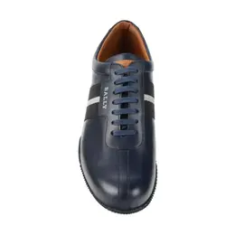 Мужские кожаные кроссовки Bally Frenz 6230487 Ink, синий 7219841466428 | blue