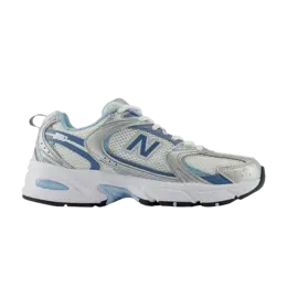 Кроссовки New Balance 530 Silver Metallic Heron Blue, серебряный mr530ada | silver metallic heron blue