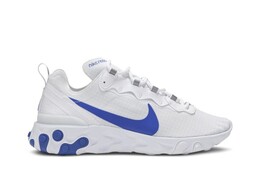 Кроссовки Nike React Element 55 'White Game Royal', белый bq6167 100 | white