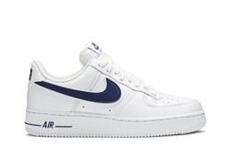 Кроссовки Nike Air Force 1 '07 3 'White Deep Royal', белый ao2423 103 | white