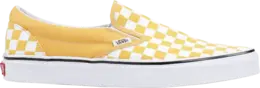Кеды Vans Classic Slip On Ochre Checkerboard, желтый vn0a38f7qcp | yellow