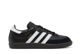 Кроссовки Adidas Samba Leather 'Core Black', черный 019000 | black