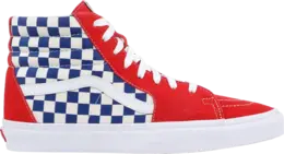 Кеды Vans Sk8-Hi BMX Checkerboard, красный vn0a38geu8h | red