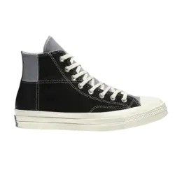 Кроссовки Converse Chuck 70 Mixed Material Hi 'Black Egret', черный 163220c | black