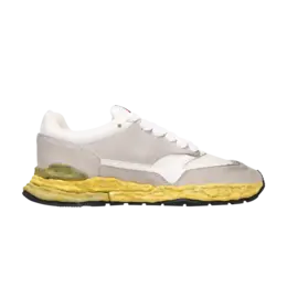 Кроссовки Maison Mihara Yasuhiro George OG Sole Mixed Material Low 'White Yellow', белый a11fw705 wht | white