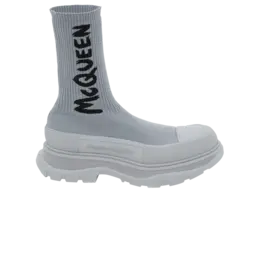 Кроссовки Alexander McQueen Tread Slick Boot 'Graffiti - Grey', серый 705671 w4tv1 1817 | grey