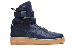 Кроссовки Nike SF Air Force 1 'Midnight Navy' Sample, синий 864024 400 s | blue