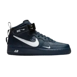 Кроссовки Nike Air Force 1 '07 Mid LV8 'Navy', синий 804609 403 | blue