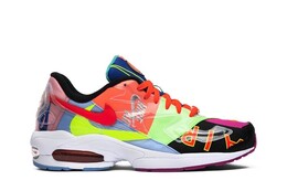 Кроссовки Nike Atmos x Air Max 2 Light QS 'Logos' Special Box, разноцветный bv7406 001 sb | multi-color