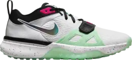 Nike Кроссовки Air Zoom Diamond Elite Turf 'White Green Glow', белый dz0503 100 | white