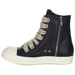 Кроссовки Rick Owens Jumbo Laces Skateboarding Shoes Men High-top Black, черный ru02d6892lcow2-9811 | black