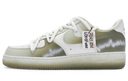 Кроссовки для скейтбординга Air Force 1 мужские с низким верхом, зеленые/серые Nike cw2288-111(team80-男款纯爱战士s-box)