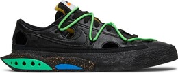 Кроссовки Nike Off-White x Blazer Low 'Black', черный dh7863 001 | black
