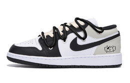 Баскетбольные кроссовки Air 1 Vintage Men Low-Touch Black Grey Jordan 553558-131(team85-雷雨使使) | black