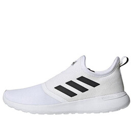 Кроссовки lite racer slip-on 'white black' Adidas, белый fx3790 | white