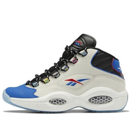 Кроссовки question mid 'answer to no one' Reebok, мультиколор gw8858 | chalk/core black/vector blue