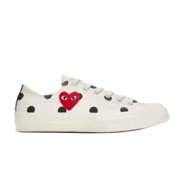Кроссовки Converse Comme des Garçons x Chuck Taylor All Star 70 Low 'Polka Dot', белый 157253c | white