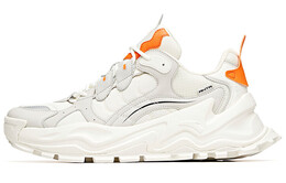 Горячие массивные кроссовки мужские низкие белые/серые/оранжевые Anta 912028881-1