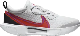 Кроссовки Nike NikeCourt Zoom Pro HC 'White Picante Red', белый dv3278 100 | white