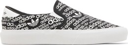Кроссовки Adidas Court Rallye Slip 'Allover Logo - Black White', черный h05006 | black