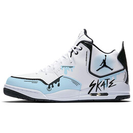 Баскетбольные кроссовки Courtside 23 Vintage для мужчин, среднего размера, белый Jordan ar1000-100(team641-男款奶牛梦工厂) | white