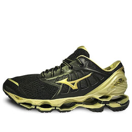 Кроссовки wave prophecy 9 'black gold' Mizuno, черный j1gc200050 | black/gold