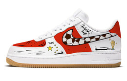 Кроссовки Nike Air Force 1 Skateboarding Shoes Men Low-top Red/white, белый dj2739-100(team56-中国队) | white