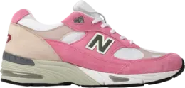 Лимитированные кроссовки New Balance PaperBoy Paris x La MJC x 991 Made In England 'ALL GONE', розовый m991agpb | pink