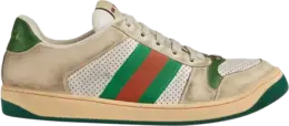 Кроссовки Gucci Screener Distressed Green Orange, зеленый 546163 0yi20 9582 | green orange