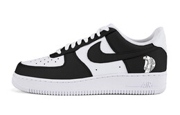 Кроссовки Nike Air Force 1 Skateboard Shoes Men Low-Top Black White cw2288-111(team5-男款蛇纹) | black