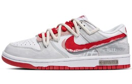 Кроссовки Nike Dunk Skateboarding Shoes Men Low-top Grey/white/red, светло-серый dd1391-600（team63-白月光） | light gray