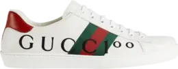 Кроссовки Gucci Ace Gucci 100 Print, белый 677717 0fi60 9063 | gucci 100 print