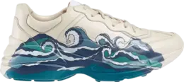 Кроссовки Gucci Rhyton Wave, белый 576052 drw00 9522 | wave