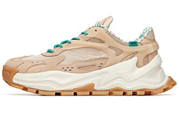 Кроссовки Life Collection Chunky для мужчин с низким верхом коричневого/белого цвета Anta 912018842-8