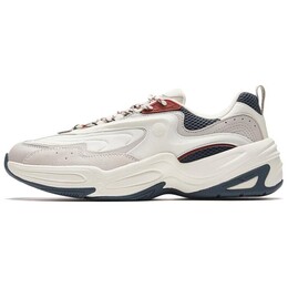 Кроссовки Anta Through Chunky Sneakers Men Low-top Ivory White/one-degree Gray/rock Ash, серый 112348850-7 | ivory white/one-degree gray/rock ash