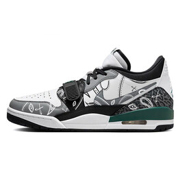 Баскетбольные кроссовки Legacy 312 Vintage Men Low-Top Black/White Jordan cd7069-131(team366-复古腰果花) | black/white