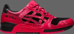 Кроссовки atmos x red spider x gel lyte 3 'bandana print' Asics, красный 1201a854 001 | red