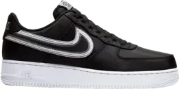 Кроссовки Nike Air Force 1 Low 'Reverse Stitch - Black', черный cd0886 001 | black